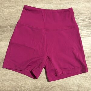 Alphalete shorts color: hot pink size: extra small